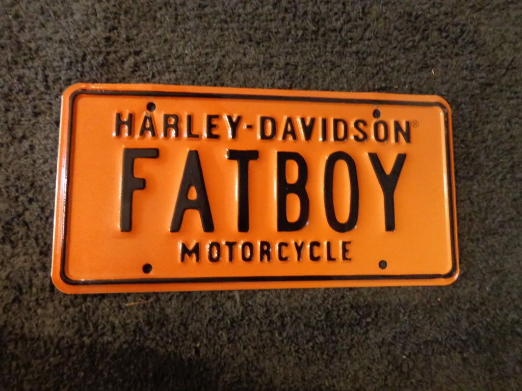 harley davidson license plate